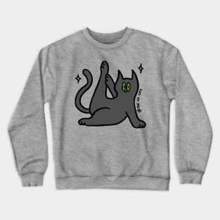 Yoga Cat Crewneck Sweatshirt